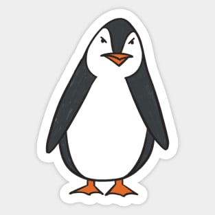 Angry Penguin Sticker